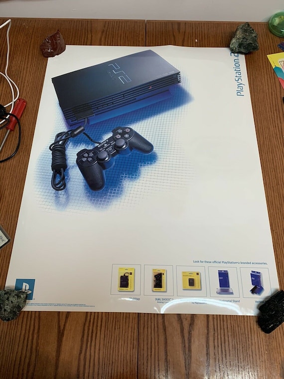 2 PS2 Console Promo Store Poster Double Sided - Etsy