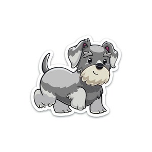 Planner and Card Sticker BICHON DOG Die-cut Sticker Laptop and Water Bottle Sticker Pet Sticker