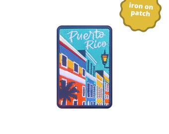 2Pcs Puerto Rican Flag Frog Embroidered Patch - Iron On Or Sew On For Clothes, Hats, Bags - View #3