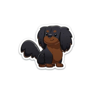 Cavalier King Charles Spaniel Sticker, Cute Cartoon Puppy Dog Gifts For Pet Owner, Kids, Best Friends, Waterproof, Vinyl, Dishwasher Safe