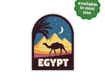 Egypt Sticker: Waterproof Vinyl Travel Decal