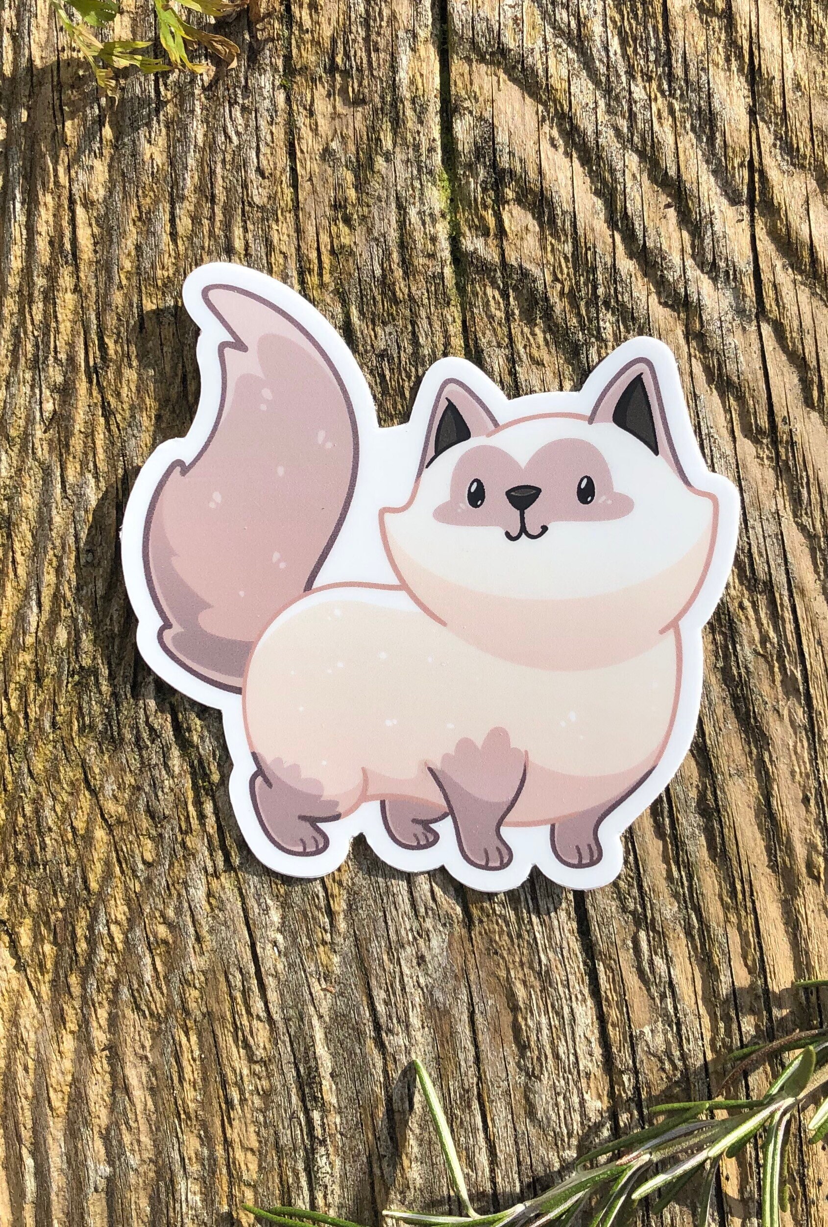 Cute Anime Sepia Ragdoll Cat Sticker for Sale by SundayDonuts