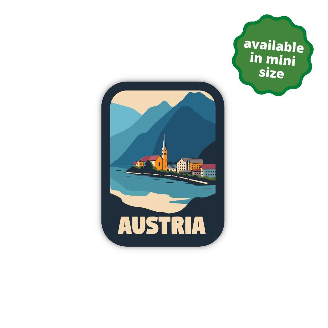 Austria Sticker | City & Travel Stickers | Waterproof, Vinyl and ...