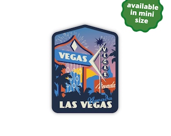 Las Vegas Nevada Sticker | City & Travel Stickers | Waterproof, Vinyl and Dishwasher Safe | Laptop, Water bottle, Luggage, Tumbler
