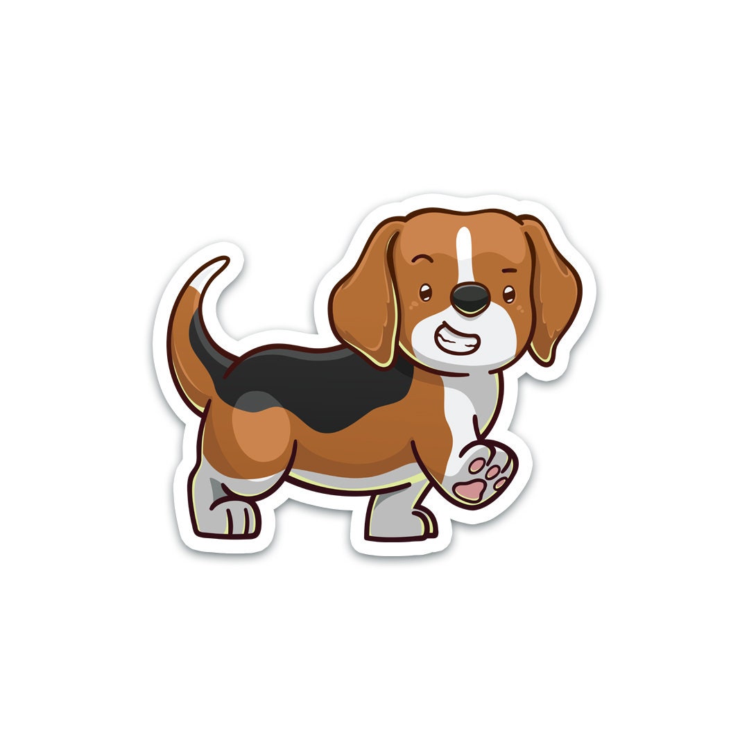 Beagle Sticker Cute Cartoon Dog Waterproof Vinyl and - Etsy Canada Beagle Sticker Cute Cartoon Dog Waterproof Vinyl and - Etsy Canada