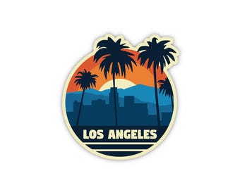 Los Angeles Sticker: Waterproof Vinyl City Decal