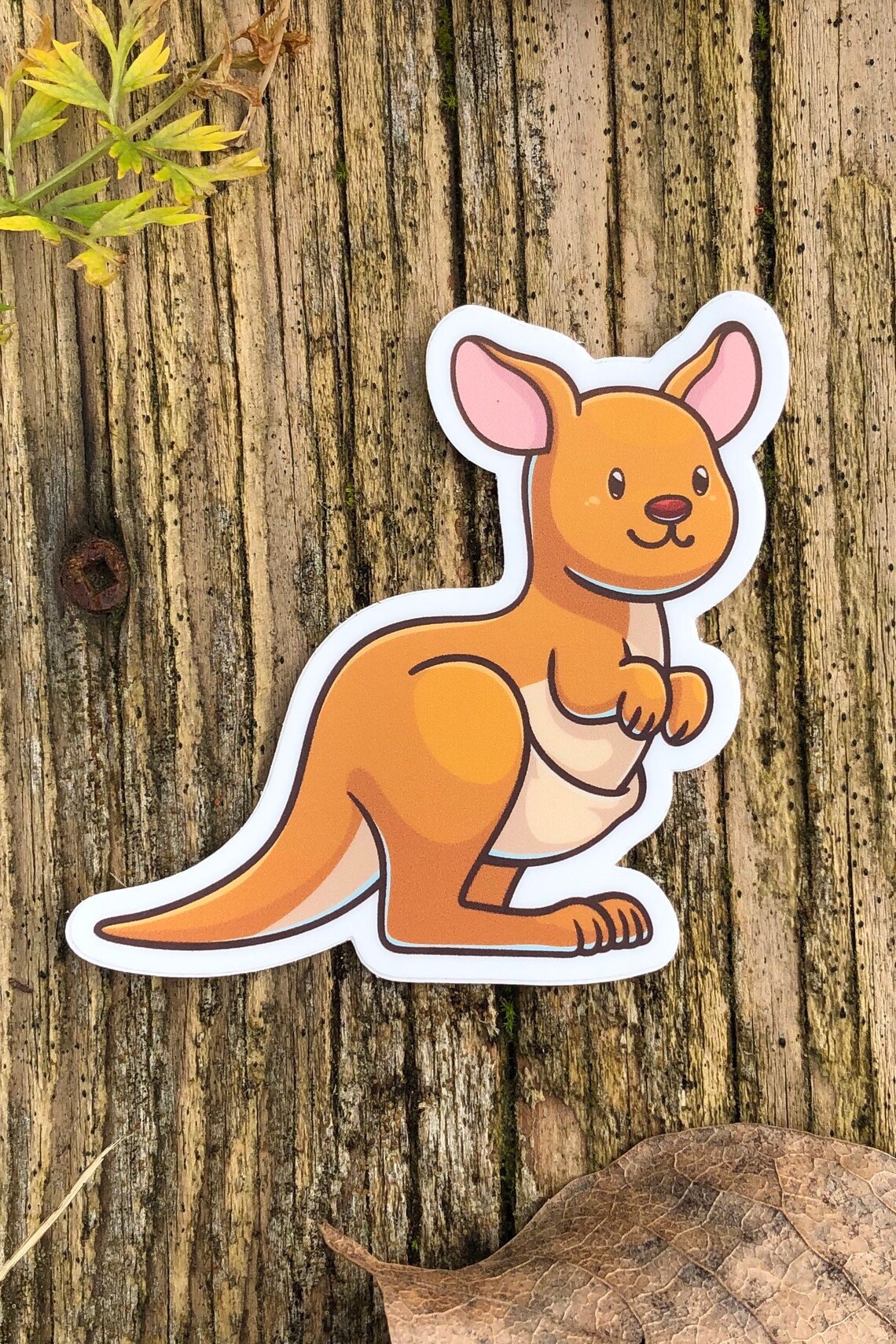 Kangaroo Sticker Animal Stickers Waterproof Vinyl and Etsy