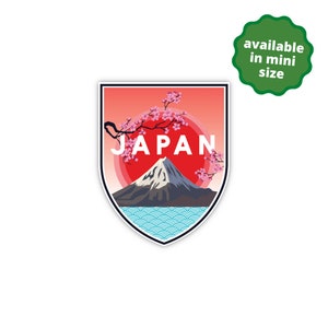 Japan Sticker | City & Travel Stickers | Waterproof, Vinyl and Dishwasher Safe | Laptop, Water bottle, Luggage, Tumbler Decal