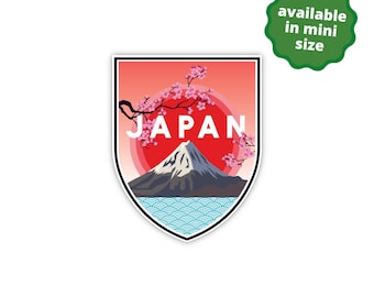 Japan Sticker | City & Travel Stickers | Waterproof, Vinyl and Dishwasher Safe | Laptop, Water bottle, Luggage, Tumbler Decal