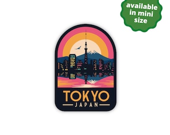 Tokyo Japan Sticker: Waterproof Vinyl Travel Decal