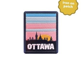 Ottawa Canada Embroidered Patch: Souvenir Travel Badge