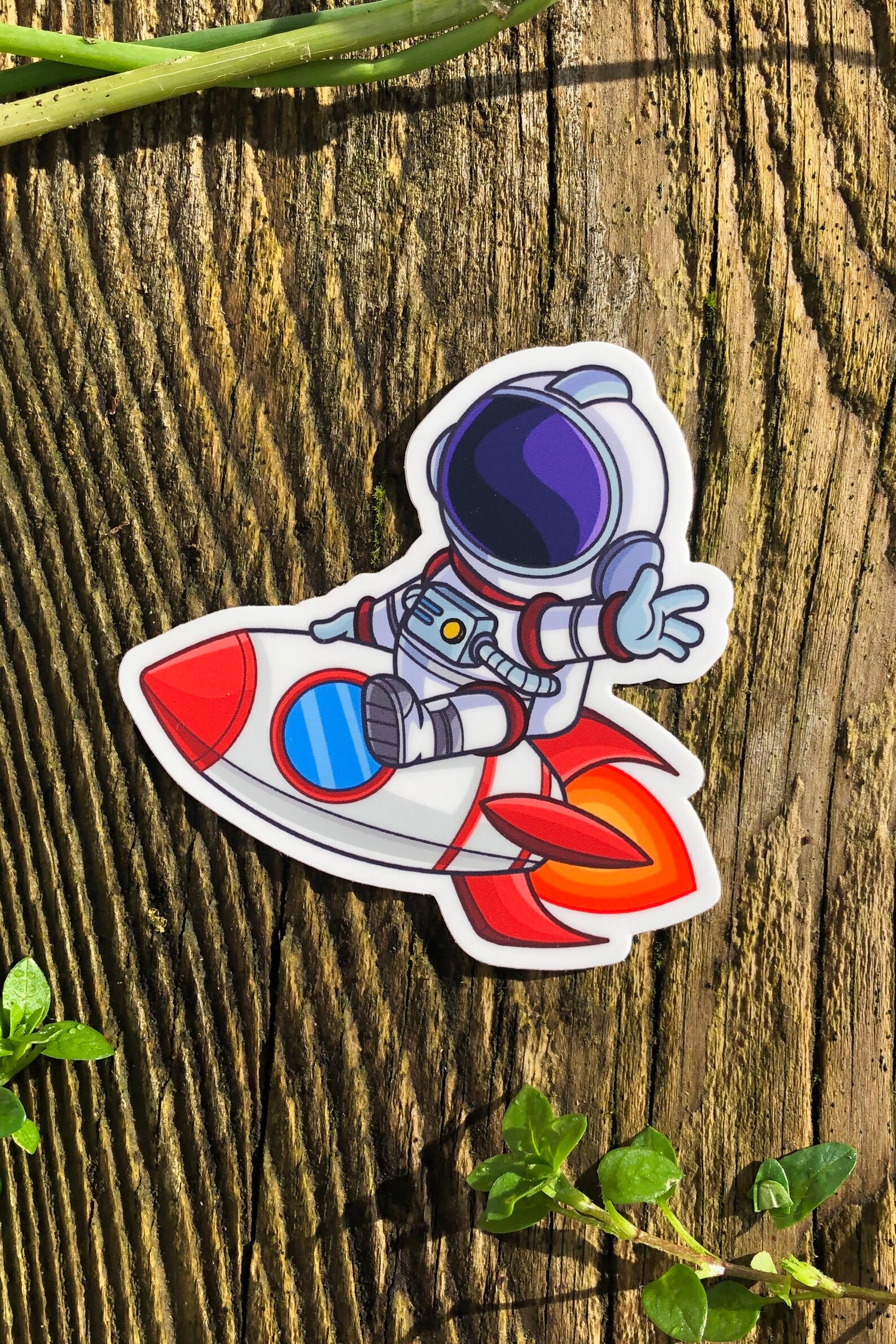 Astronaut & Rocket Sticker, Kids Gifts Outer Space, Solar System ...