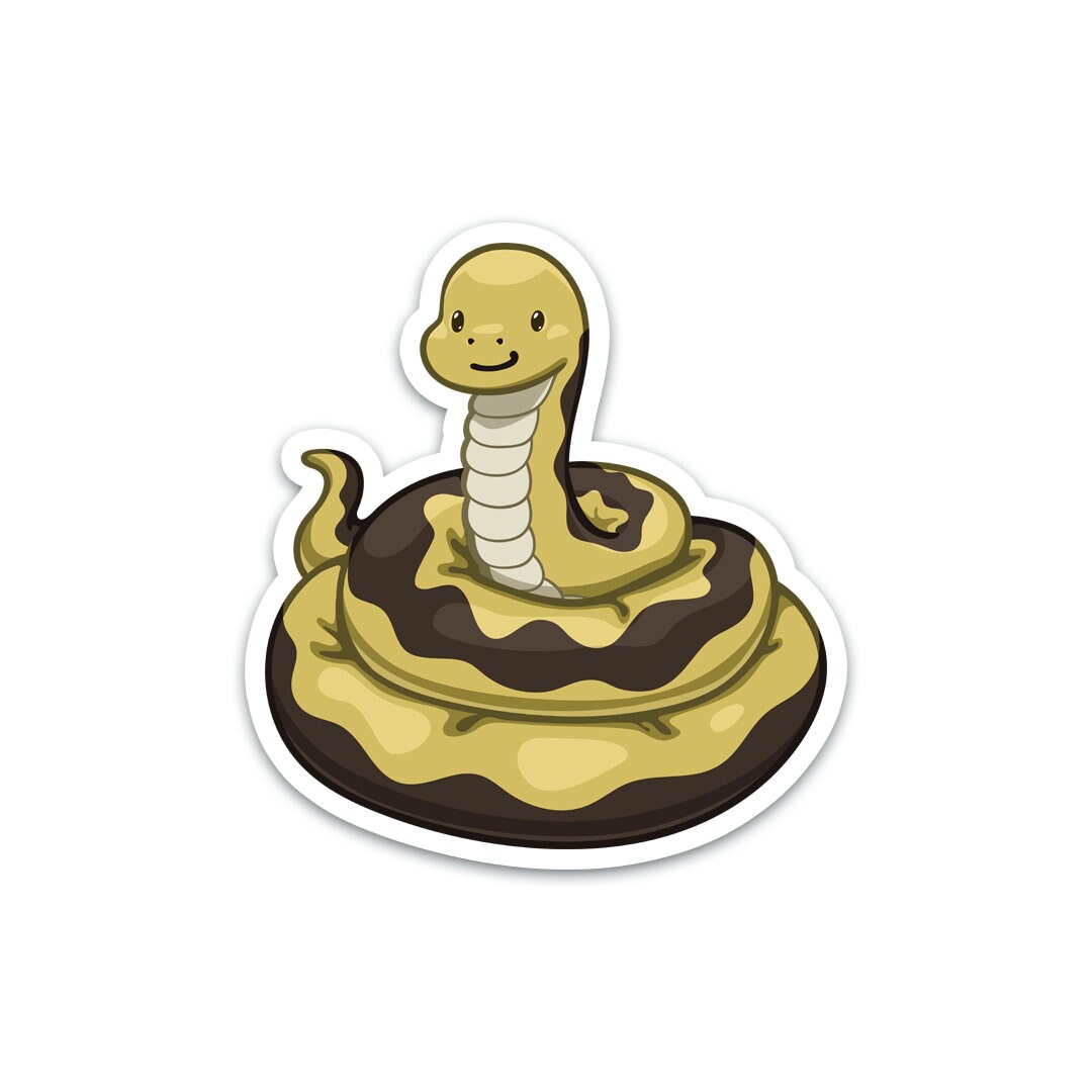Viper Snake Sticker Cute Cartoon Reptile Stickers - Etsy Viper Snake Sticker Cute Cartoon Reptile Stickers - Etsy