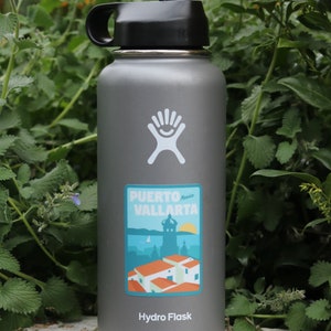 Puerto Vallarta Mexico Sticker | City & Travel Stickers | Waterproof, Vinyl and Dishwasher Safe | Laptop, Water bottle, Luggage, Tumbler image 5