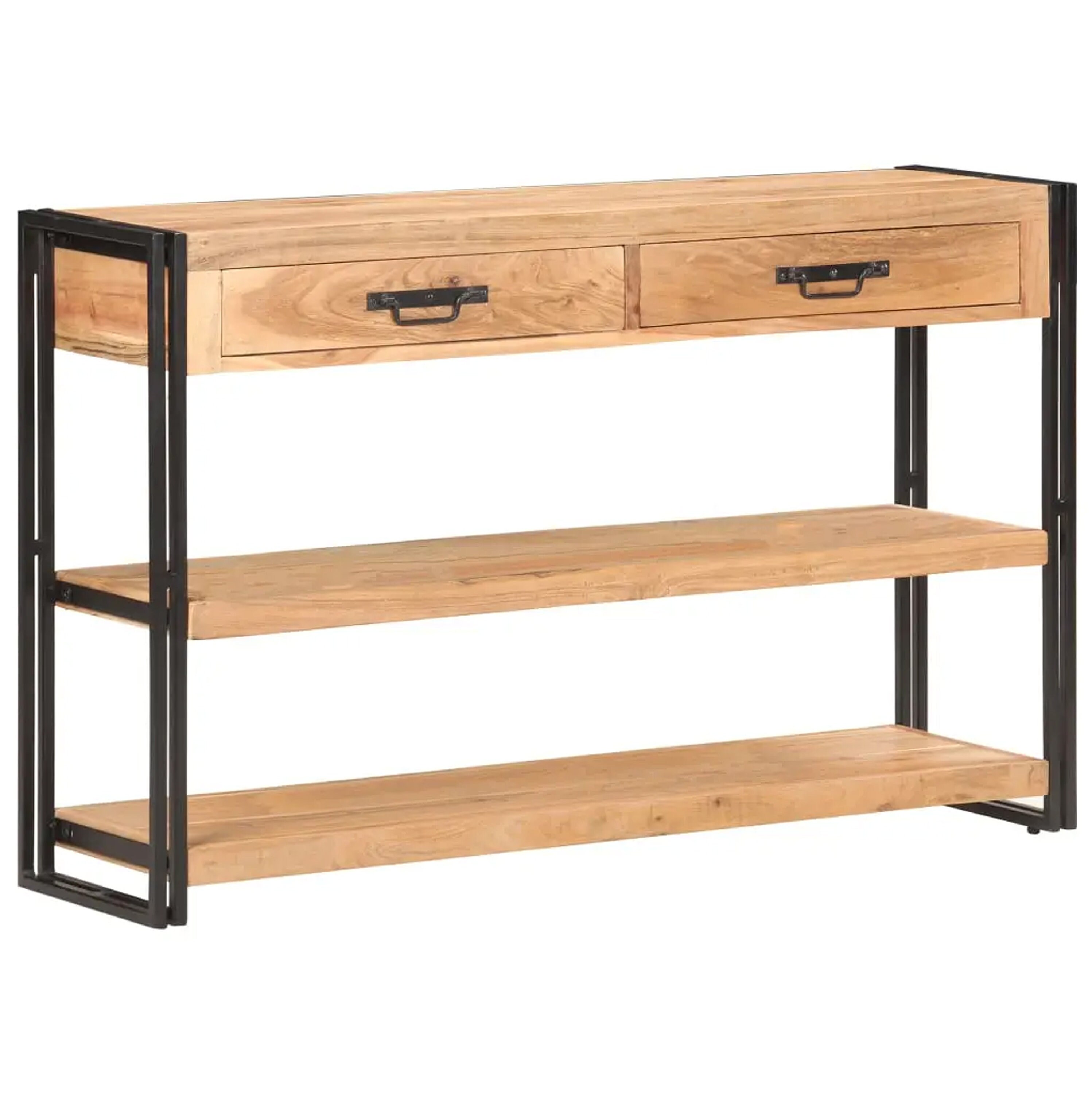 Console Table With Shelves Console Table Modern Console Etsy UK