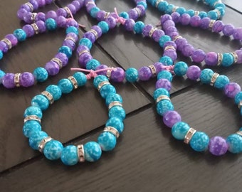 Be Enlightened, Beauty Beaded Healing Bracelets, Elastic