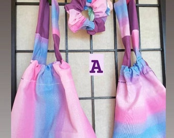 Cute & Fun Creator Carriers, Hobo Style Bags, Purse, Bags, with matching hair scrunchie