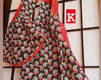 Cute Creator Bags, Purses with matching hair scrunchie, multiple pattern options