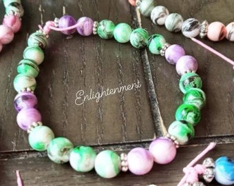 Blessed & Beautiful Beaded Bracelets, variety of sizes, different intentions
