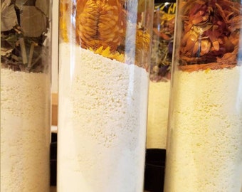 Bare Bottom's Milk Bath for spiritual rituals, photo-shoots, no added fragrance or oils 5 flower color options available