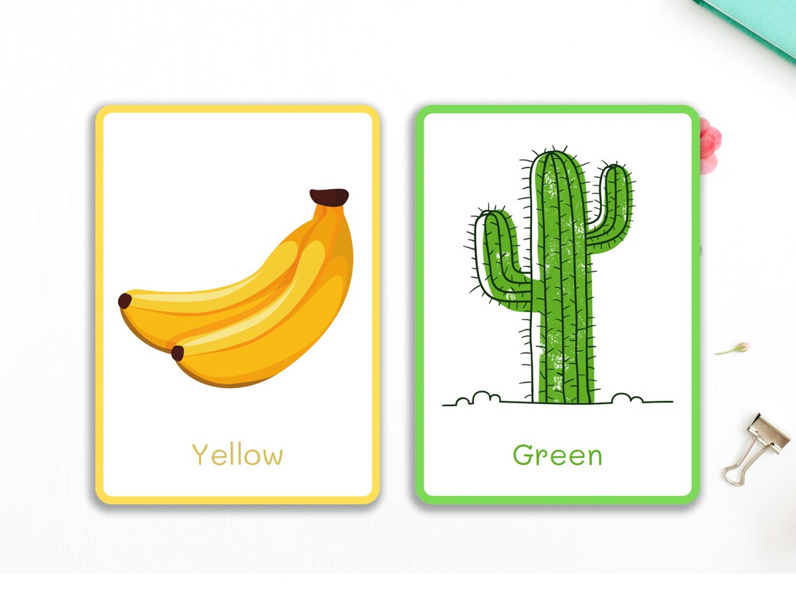 Printable Colour Flash Cards | 11 Animal Colour Flash Cards for ...
