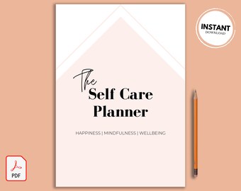 Self Care Planner | Self Care Journal | Self Care Tracker | Self Care Workbook | Health Log | Mental Health Tracker | Emotional Wellbeing