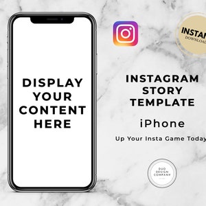 IPhone Template for Instagram Stories | PNG | iPhone PNG | PNG Template ...