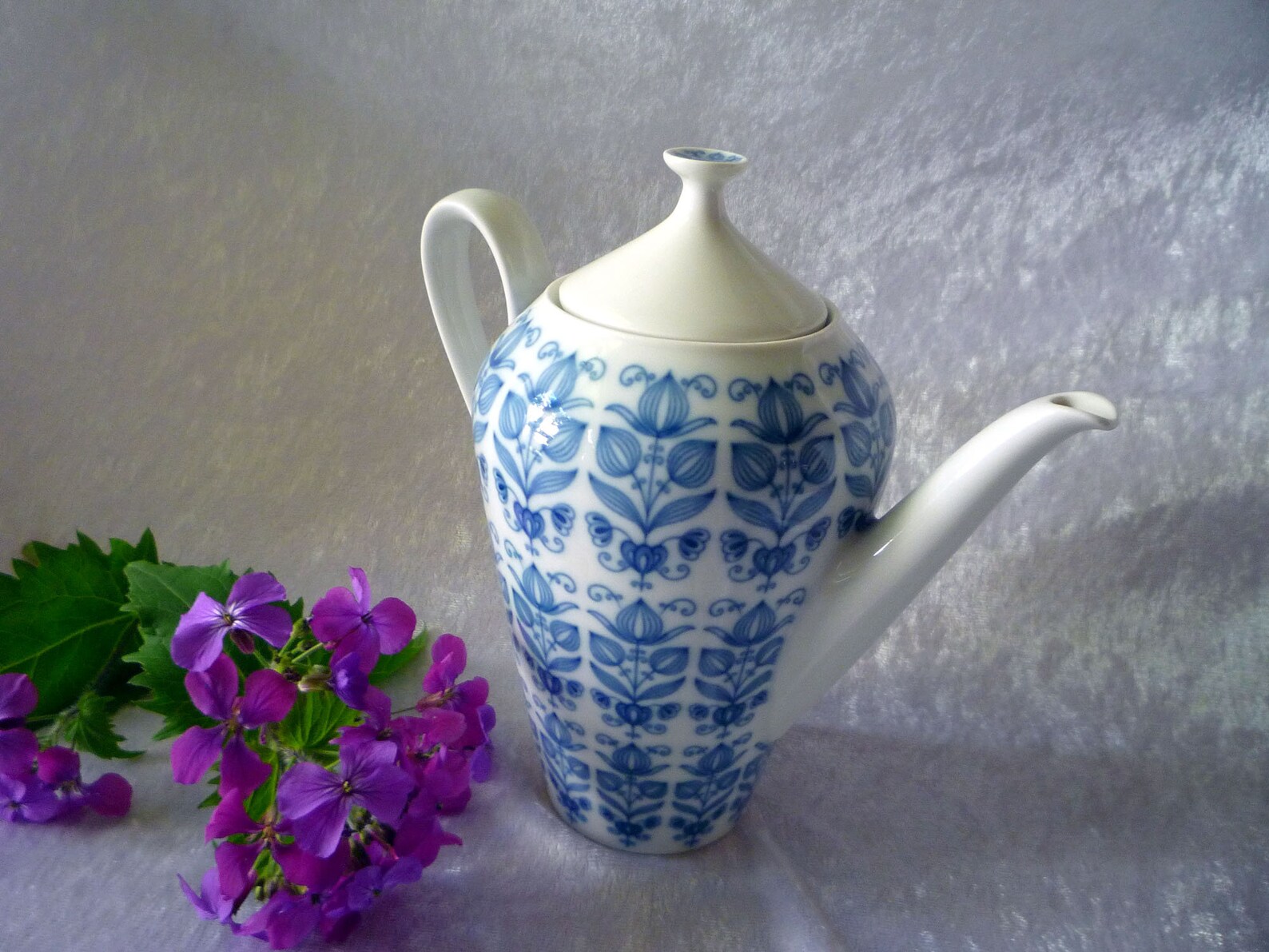 Small Coffee Pot With Lid, Real Cobalt, Mocha Pot, Coffee Pot, Tea Pot