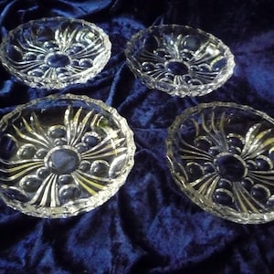 Glas dessertteller