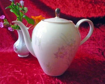 Magnifique théière « Liane » des années 1960 de Seltmann Weiden - théière avec couvercle, cafetière italienne - vintage