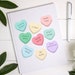 Blank Conversation Hearts Printable Clipart Candy Valentines SVG PNG ...