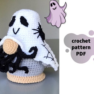 Gnost Gnome crochet pattern PDF Halloween Amigurumi Pattern Spook Gnost doll pattern image 8