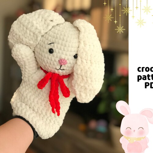 Crochet Pattern Mrs. Claus Hand Puppet Etsy