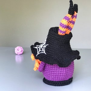 Halloween Gnome with Witches Legs crochet pattern PDF Amigurumi Halloween Pattern Witch Gnome crochet image 6