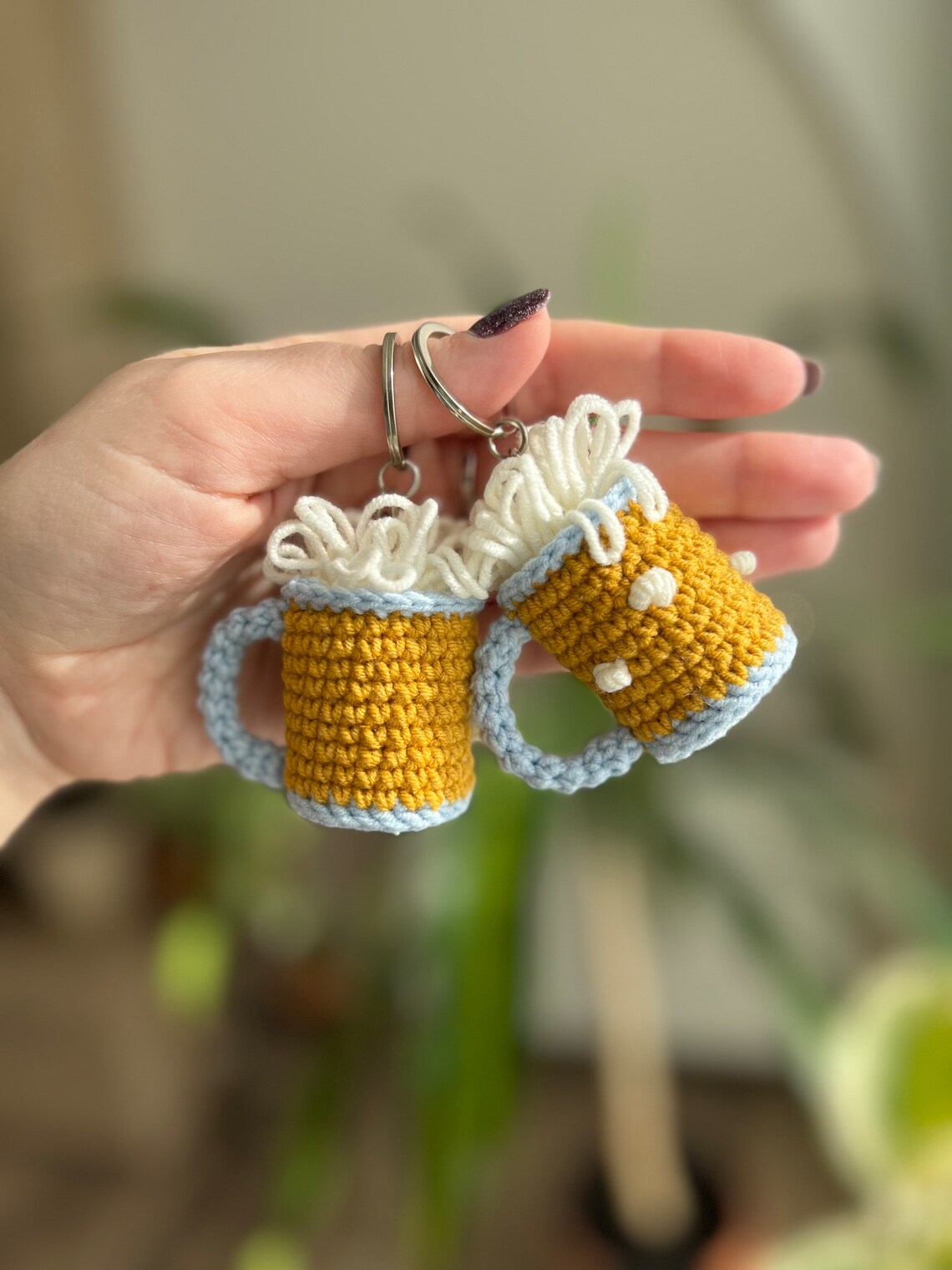 St. Patrick Beer Keychain Crochet Pattern Crochet Keychain Amigurumi ...