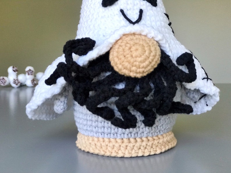 Gnost Gnome crochet pattern PDF Halloween Amigurumi Pattern Spook Gnost doll pattern image 10