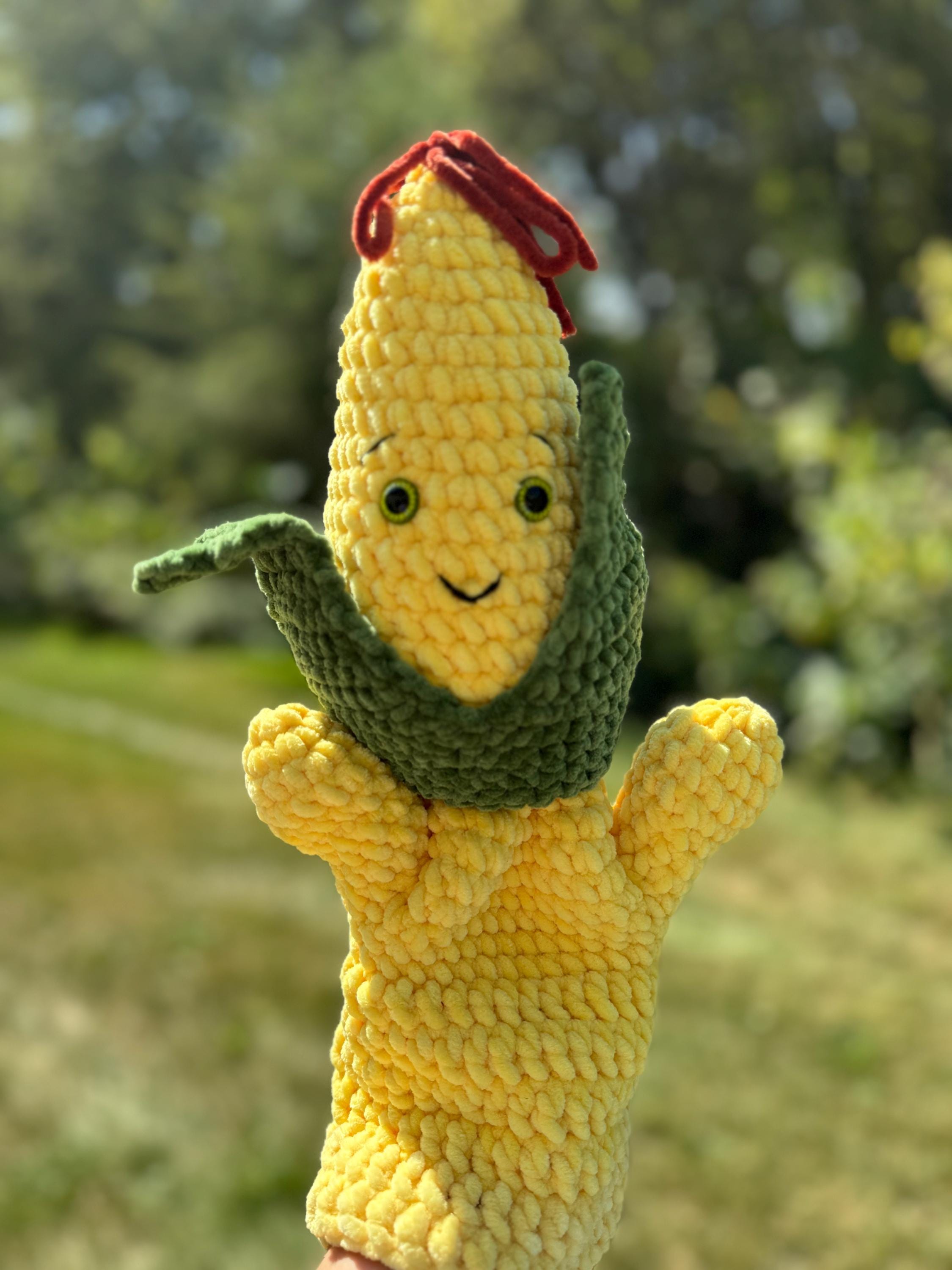 39 Candy Corn Crochet Patterns to Sweeten Your Autumn Decor 2 Crochet Corn Hand Puppet Candy Corn Amigurumi Crochet