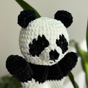 Crochet Panda Hand Puppet Pattern PDF | Amigurumi Panda Toy | Amigurumi ...