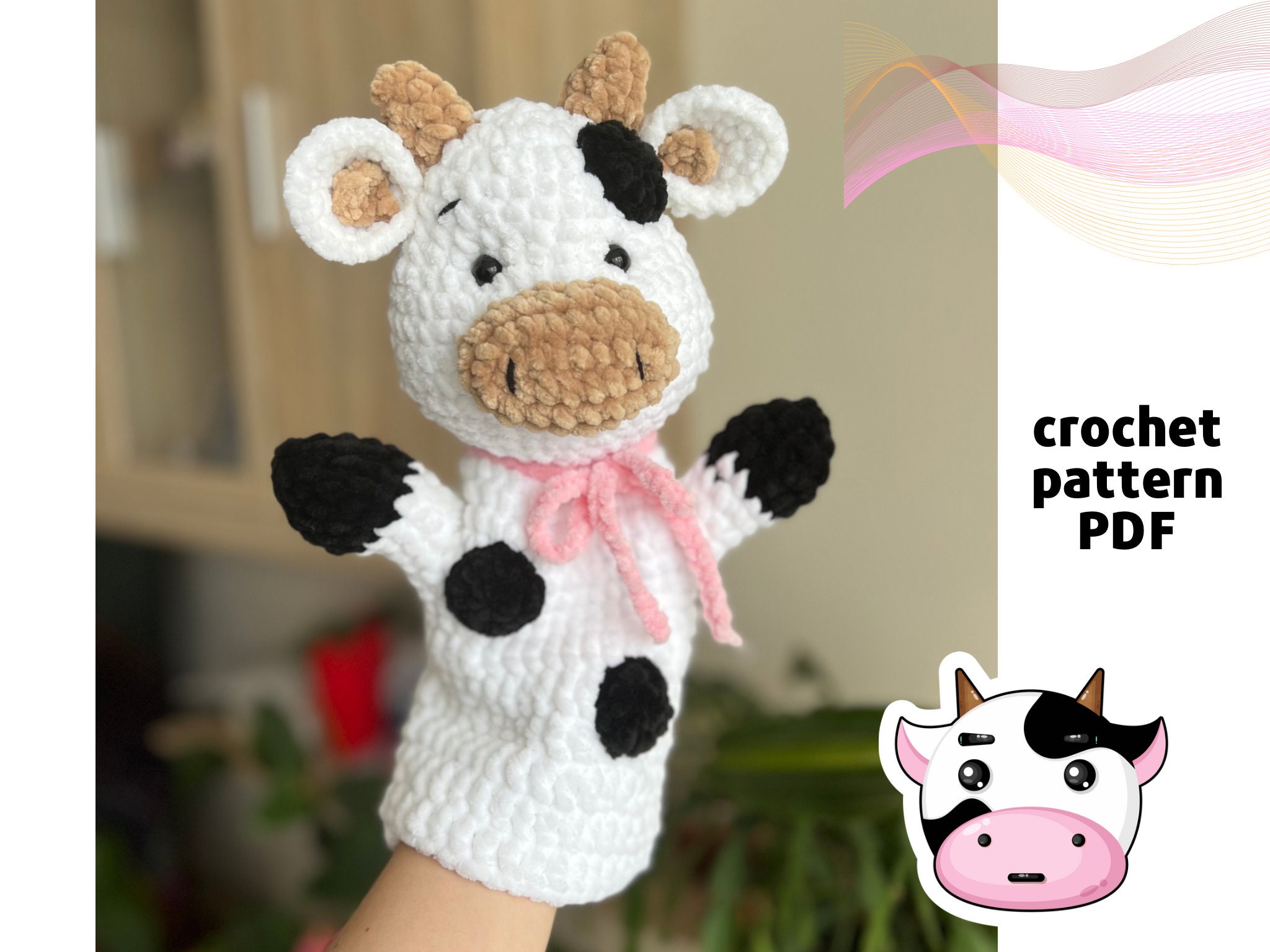 Farm Animals Hand Puppets Patterns PDF | Farm Crochet Patterns ...