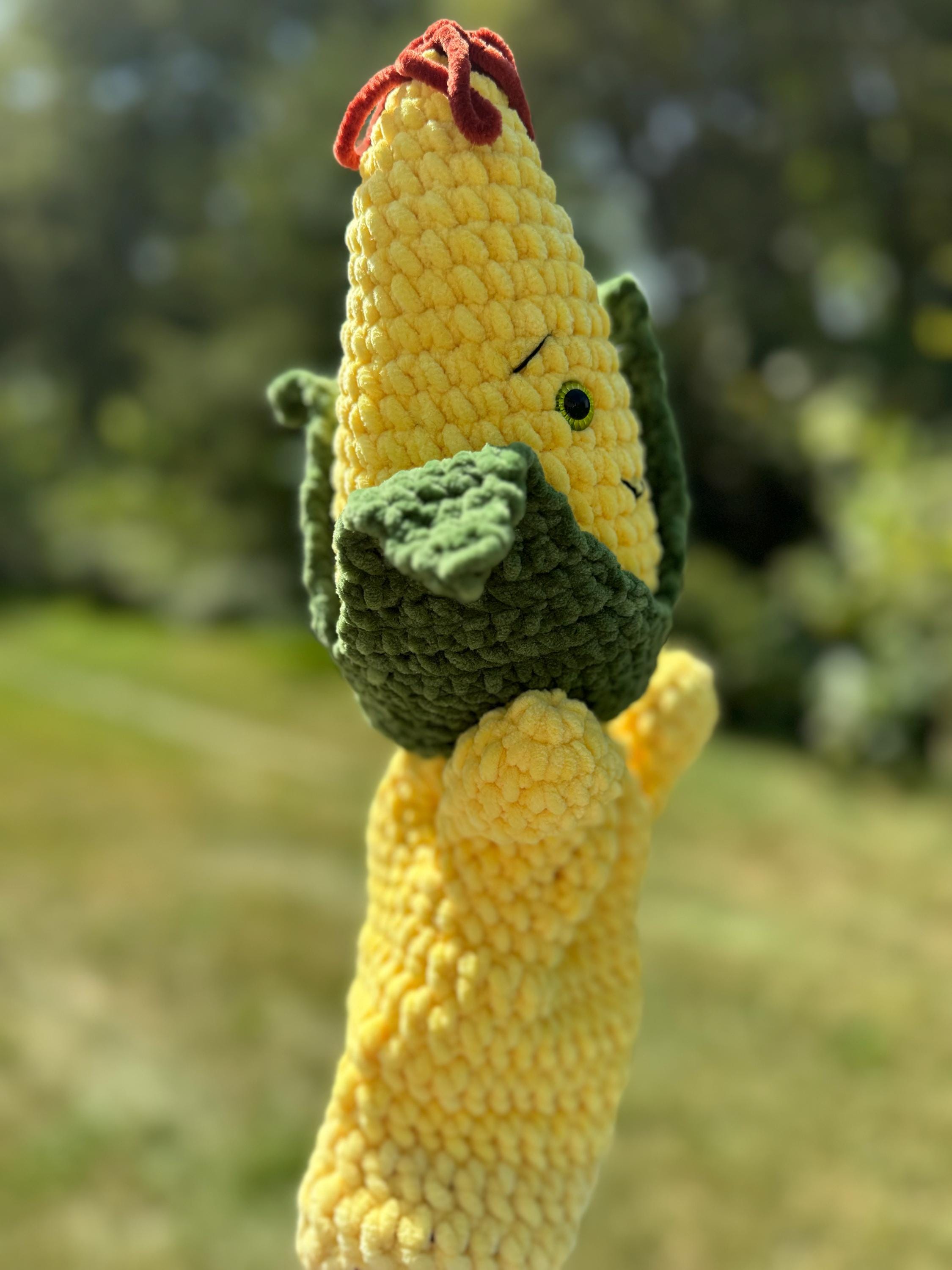 Puppet With Corn Rows Crochet Corn Hand Puppet Pattern PDF | Candy Corn Amigurumi | Crochet ...
