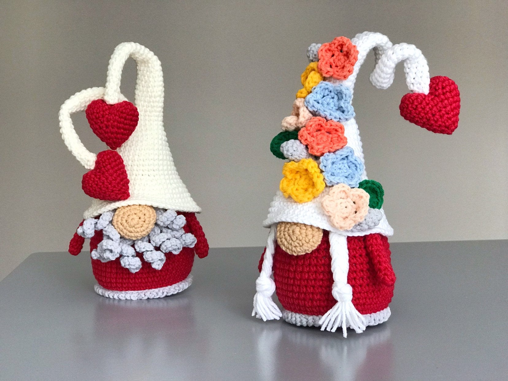 Gnomes crochet pattern bundle Flower Gnome pattern Gnome Etsy