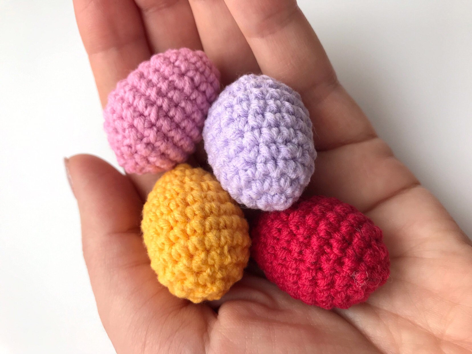 Small Easter Eggs Crochet Pattern PDF | Easter Amigurumi Egg Pattern ...