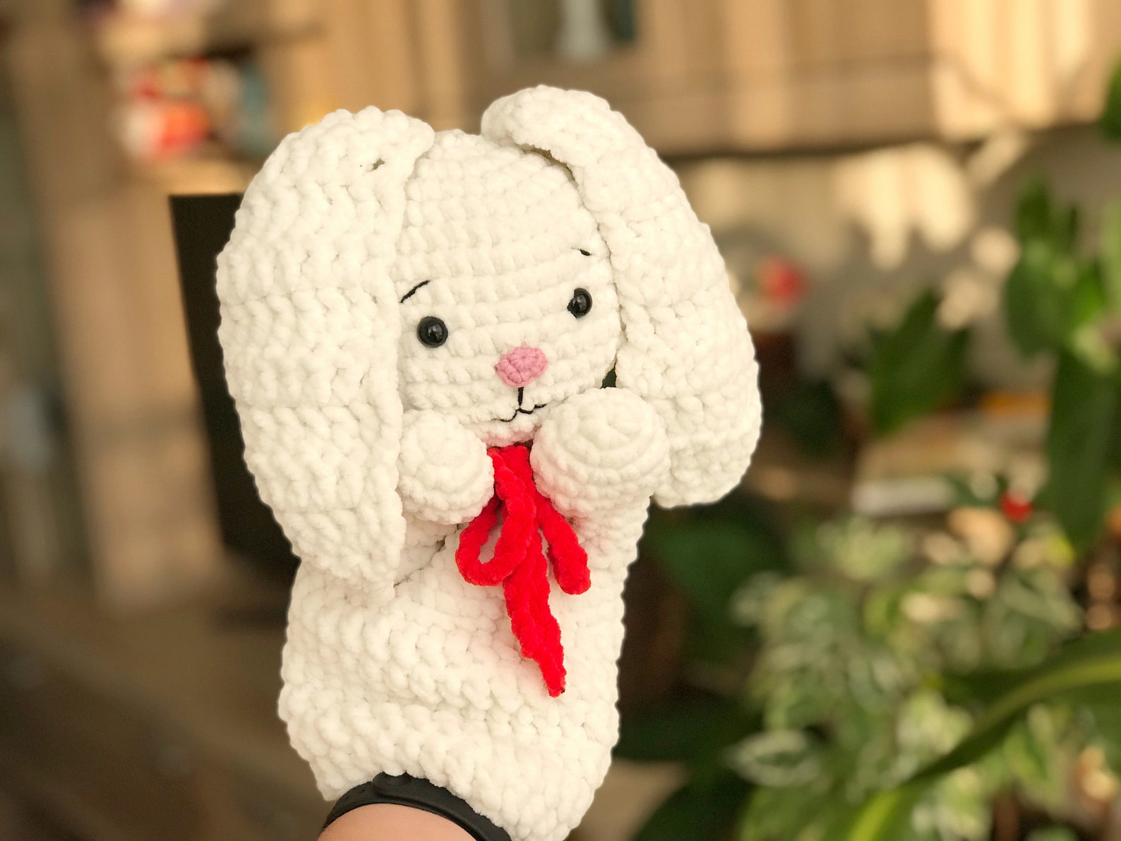 Bunny Hand Puppet Pattern PDF Crochet Hand Puppets Amigurumi Etsy