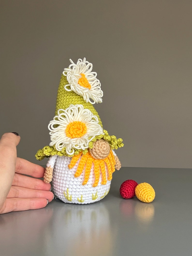 Flowers Gnome Crochet Pattern PDF Spring Garden Gnomes Easter - Etsy
