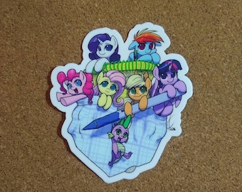 Pocket Pony Sticker/My Little Pony/sticker/waterproof/laptop/water bottle