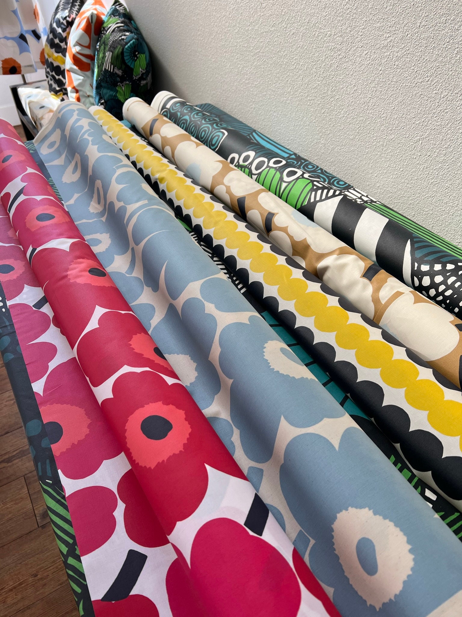 Marimekko Acrylic Coated Cotton Fabric Sold PER 18 Light Etsy