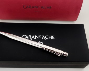 NIEUW! Caran D' Ache Ecridor Retro balpen + extra zwarte vulling, in fabrieksdoos