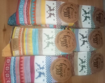 Hygge Socken Norweger Muster Einzel Paare Größe 43-46