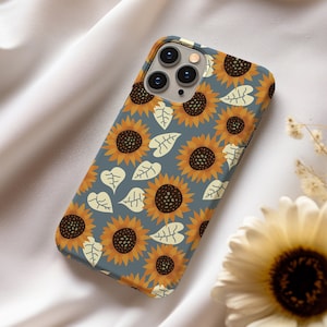 Sunflower Floral Wildflower Aesthetic Phone Case iPhone 16 16e 15 14 13 12 Pro Max Samsung Galaxy S25 S24 S23 S22 S21 fe ultra pixel 9 8 7