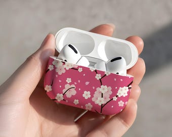 Cute Cherry Blossom Sakura Clear AirPod Pro Case | Japanese
